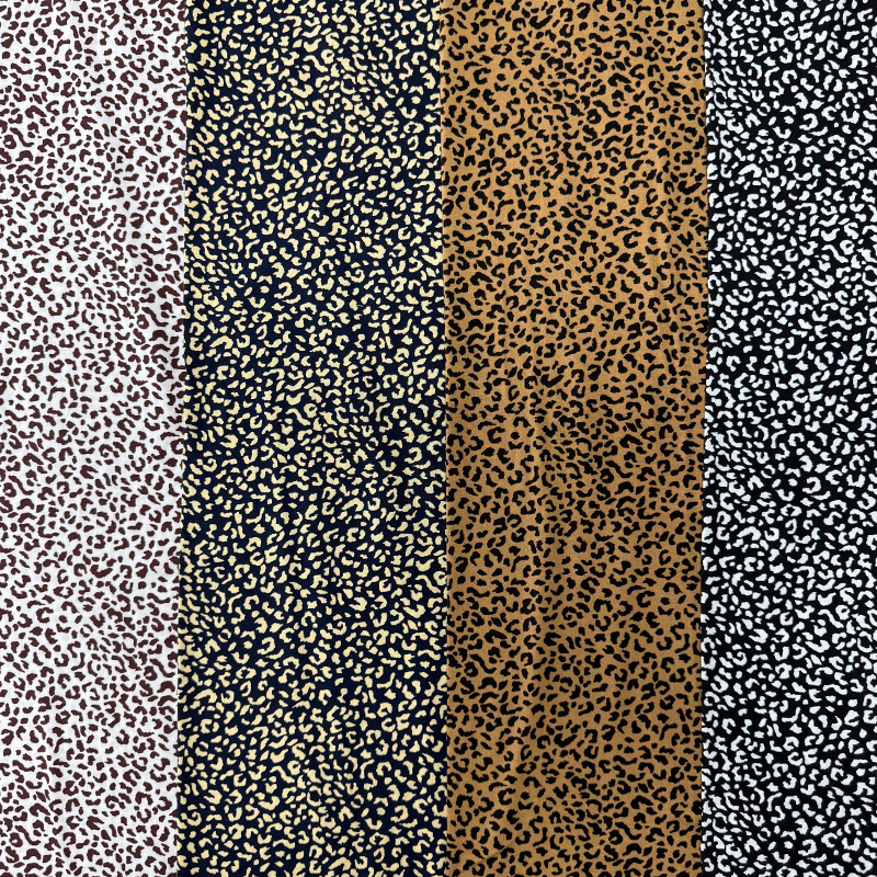 Kain Rayon Bercetak 45S – Cetakan Leopard Kecil
